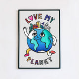 Giant Poster Love my Planet
