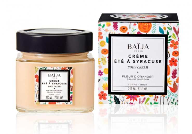 soins, crème corps baïja fleur d'oranger