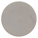 Porte savon rond - Marbre Blanc