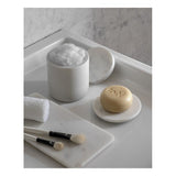 Porte savon rond - Marbre Blanc