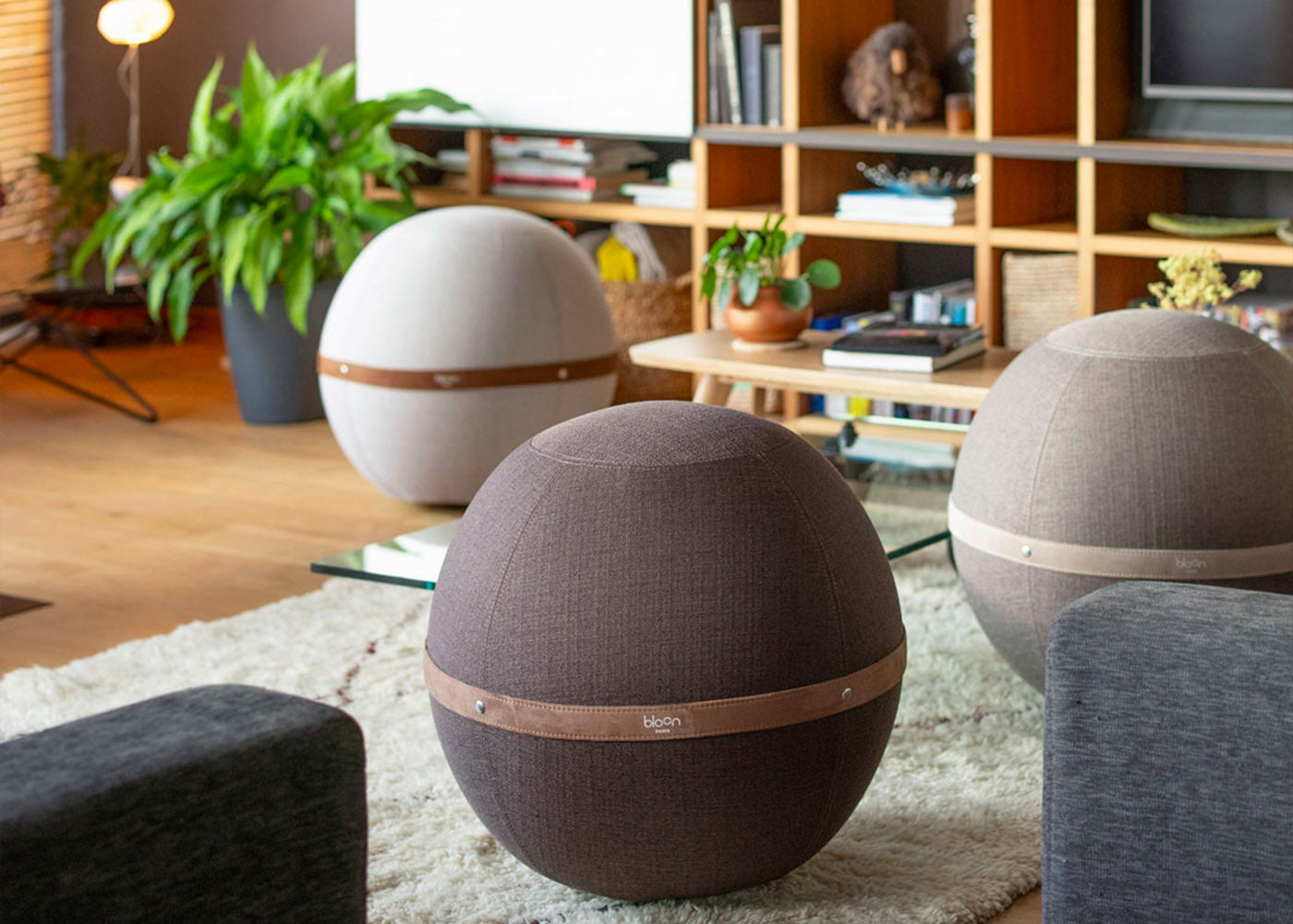 décoration, mobilier, assise, ballon bloon original