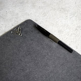 Recycled leather desk pad