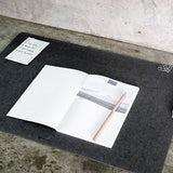 Recycled leather desk pad
