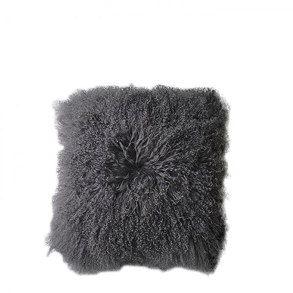 Coussin fourrure de Mongolie