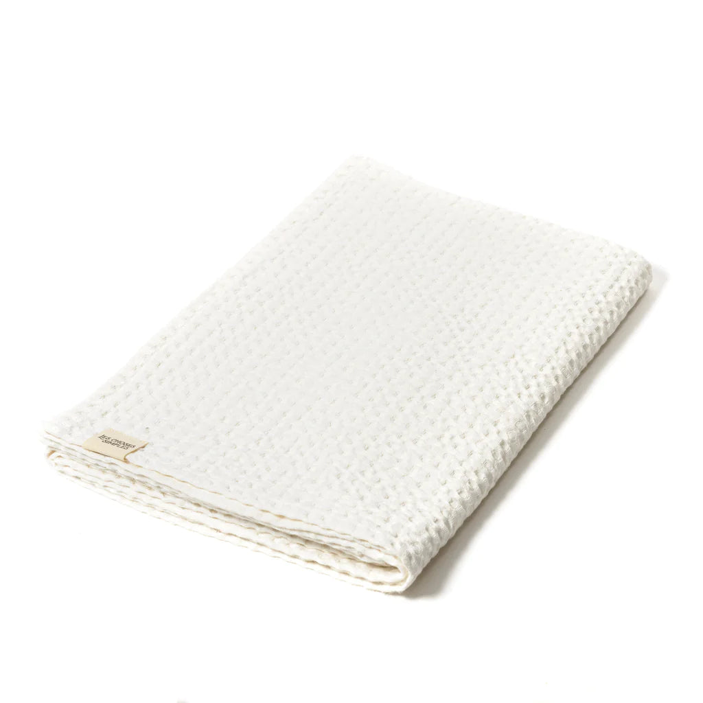 serviette lin et coton les choses simples blanche