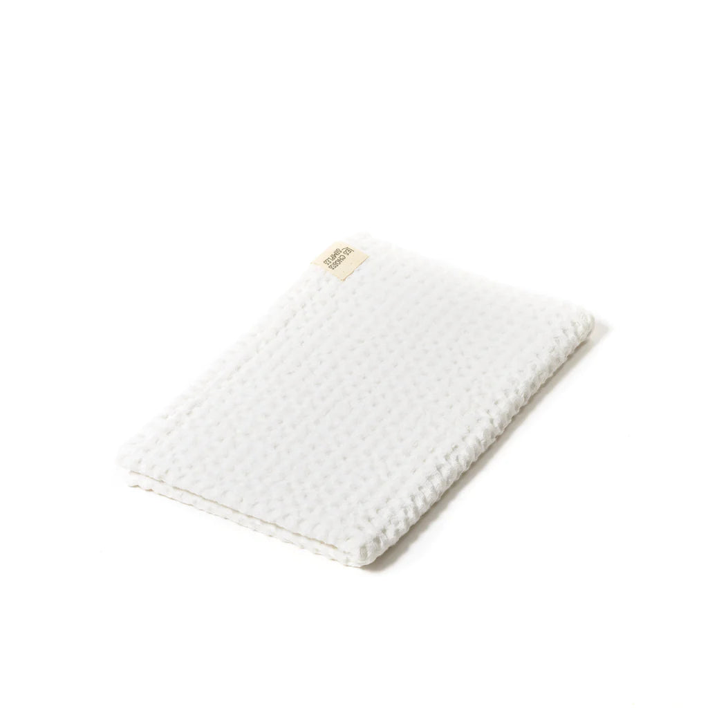 serviette lin et coton les choses simples blanche