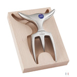 tridens fourchette à viande et socle de rangement made in france