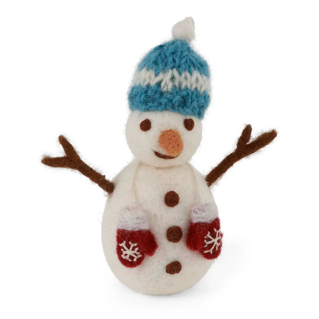 Bonhomme de neige bonnet & mitaines