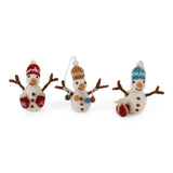 Set de 3 bonhomme de neige