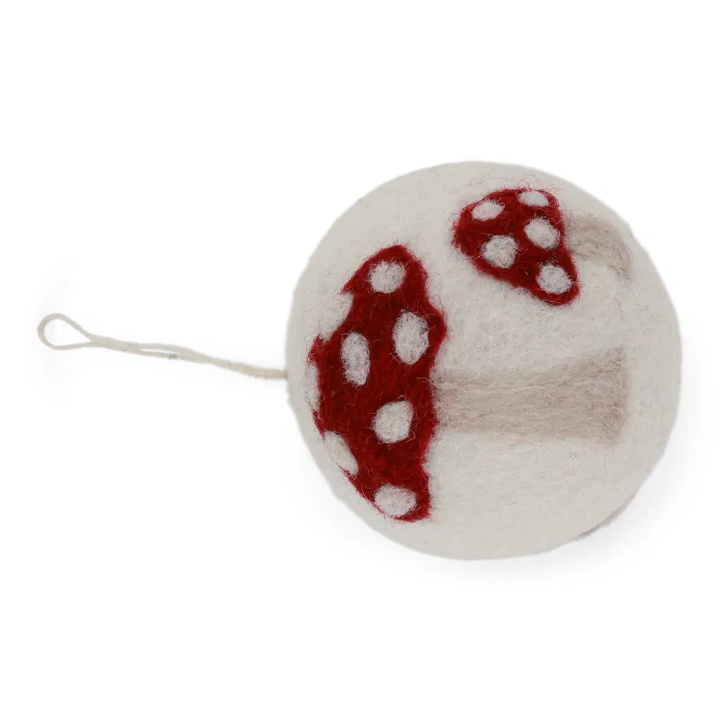 Boule de Noël en laine