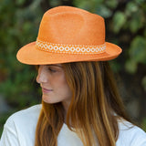 Chapeau papier - ruban étroit