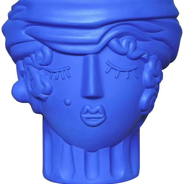 Vase en terre cuite - Bleu