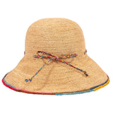 Chapeau cloche multicolore