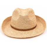 Chapeau raphia naturel