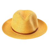 Chapeau en papier - lien cuir