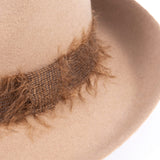 Chapeau feutre - ruban Mohair