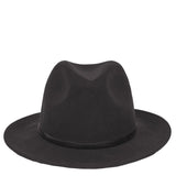 Chapeau feutre - lien cuir