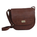 Sacoche en cuir Eva marron - The moshi