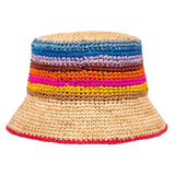 Bob Raphia Multicolore