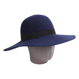 Chapeau Blakes 100% laine bleu marine - The moshi