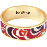 Bijoux - bracelet rosalia bangle up  rouge salsa