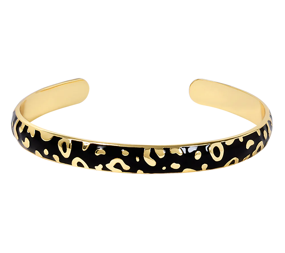 Bijoux - jonc tina noir bangle up