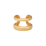 Bague à double anneau ajustable au design pur et rond. Élégante et polyvalente, elle s'adapte à toutes les occasions, qu'elles soient décontractées ou formelles. Ajoutez une touche d'élégance intemporelle à votre style quotidien avec cette pièce incontournable.