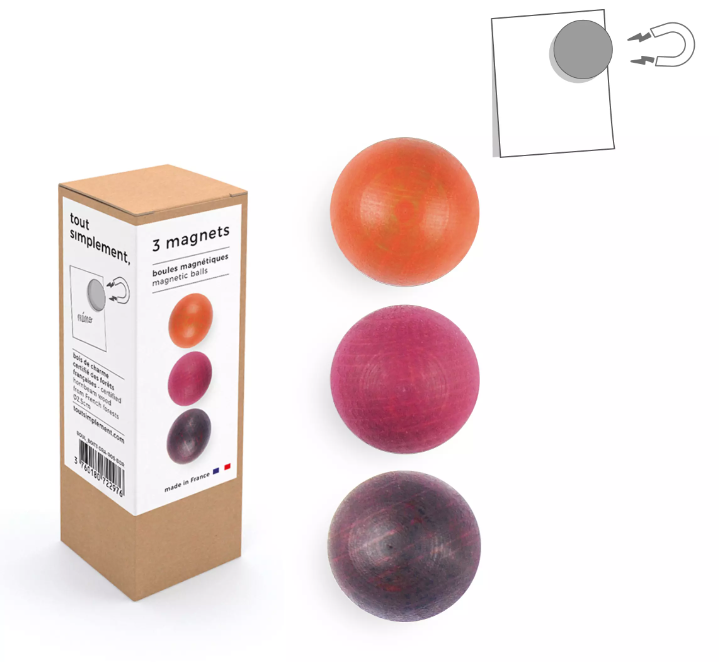 Coffret 3 petits magnets