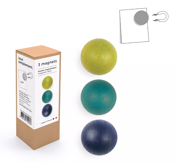 Coffret 3 petits magnets