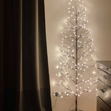 Sapin mural lumineux