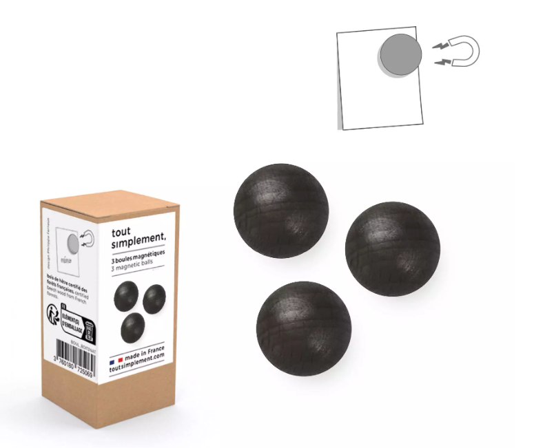 Coffret 3 petits magnets