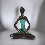 Sculpture en bronze - Yoga Inda