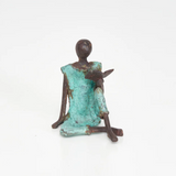 Sculpture l'enfant au livre
