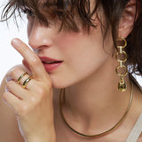 Boucles d'oreilles longues Eyelet