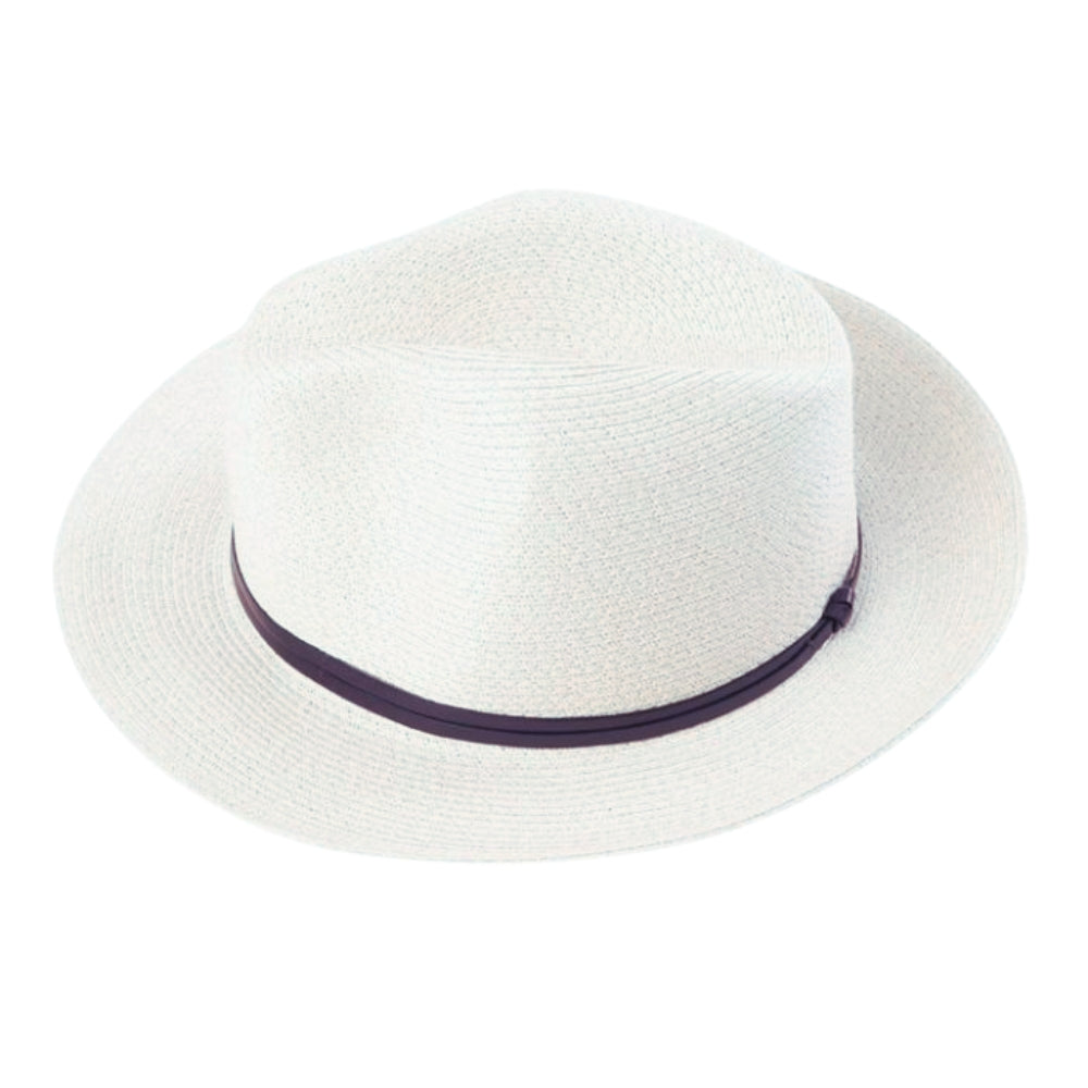 Chapeau en papier - lien cuir