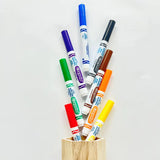 Les drôles de bouilles - set de 8 feutres pour coloritable