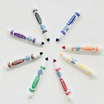 Les drôles de bouilles - set de 8 feutres pour coloritable
