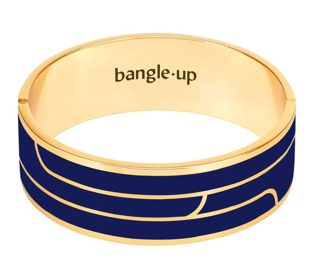 Bijoux - bracelet Gaya bangle up bleu nuit