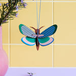 Lucky charm grid butterfly - décoration en carton recyclé - studio roof