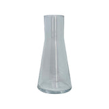 Vase en verre transparent