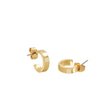 Mini bangle hoop earrings