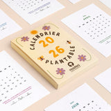 Calendrier plantable 2026