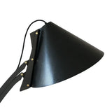 Lampadaire réglable Silence  Cuir Noir