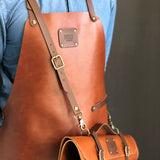 Tablier en cuir