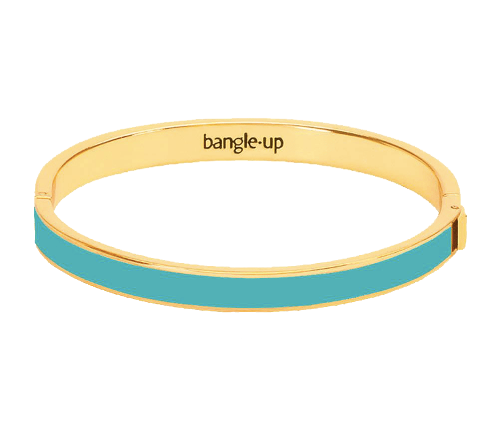 bracelet 0,7 bangle up bleu lagon