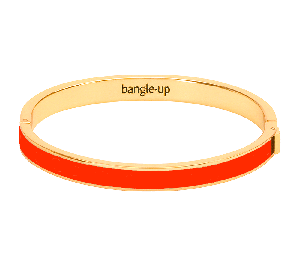 bracelet 0,7 bangle up  tangerine