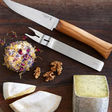 Cheese knife + fork