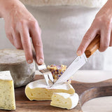 Cheese knife + fork