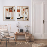 Tableau Décoratif en Bois - Collage