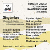 Assaisonnement à tailler - Gingembre